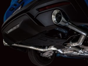 Ford Mustang Performance Exhaust - AWE Tuning - Cat-Back Track - Chrome Silver - 2024+